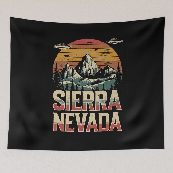 Item preview, Retro Sierra Nevada UFO designed and sold by Mystikos Art.