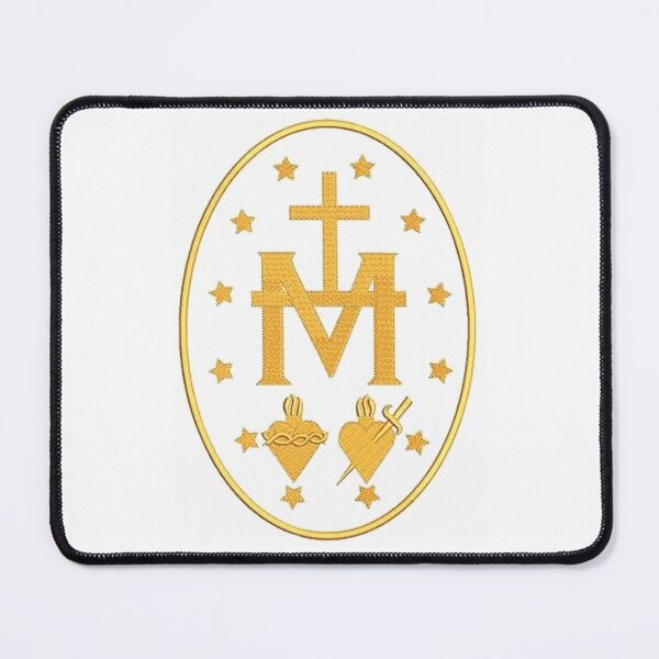 Item preview, Miraculous Medal designed and sold by RetroCatoDeco.