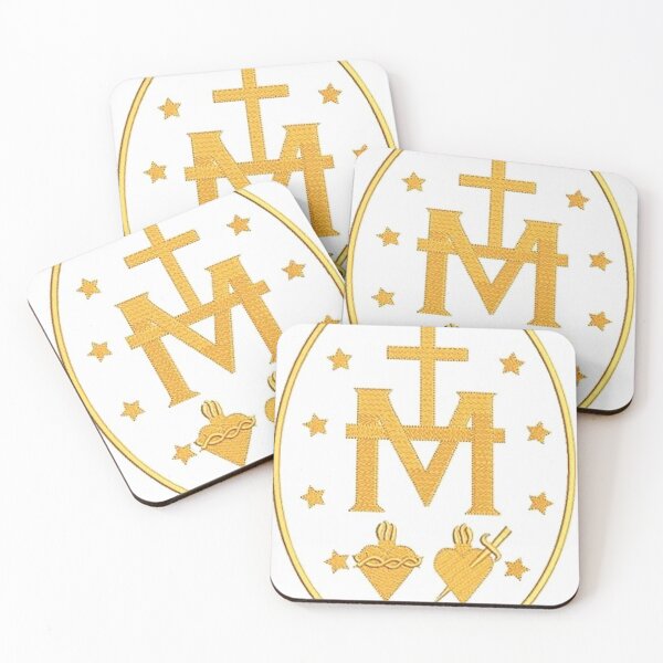 Item preview, Miraculous Medal designed and sold by RetroCatoDeco.