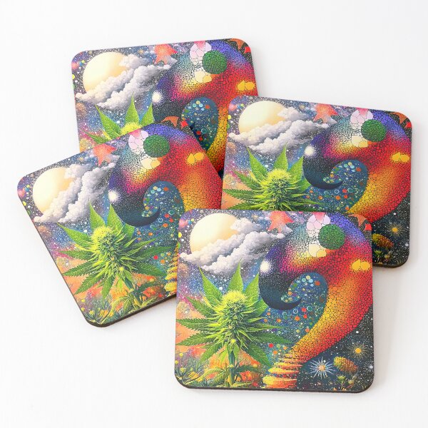 Item preview, "Neon Reverie: The Cosmic Bloom" designed and sold by bloorose.