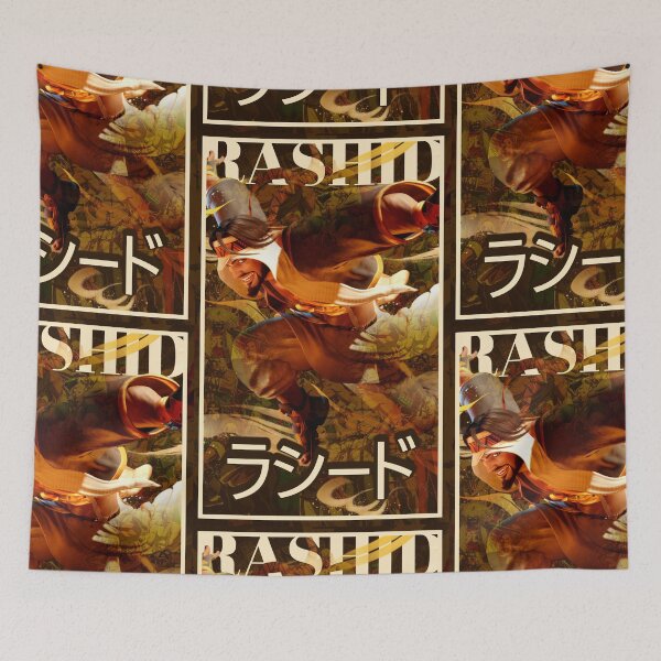 Item preview, Rashid Arcade Retro Street Fighter Gaming Art designed and sold by Back2Collage.