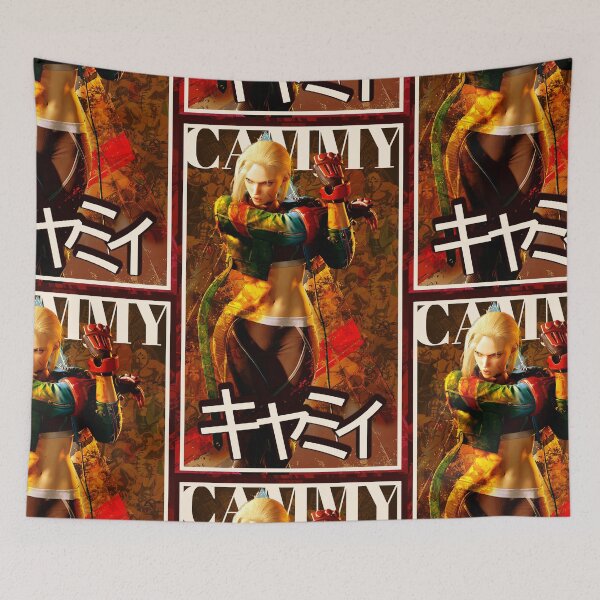 Item preview, Cammy Arcade Retro Street Fighter Gaming Art designed and sold by Back2Collage.