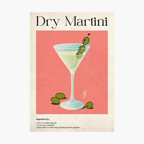 Artikel-Vorschau von Trockener Martini, designt und verkauft von VillasThiagoArt.