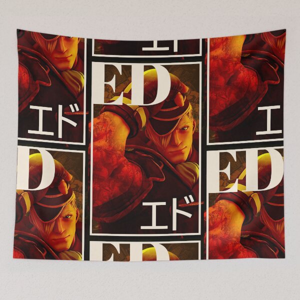 Item preview, ED Arcade Retro Street Fighter Gaming Art designed and sold by Back2Collage.
