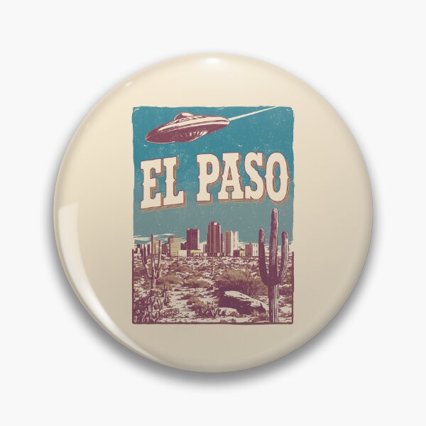 Item preview,  Retro El Paso UFO Desert Skyline  designed and sold by Mystikos Art.