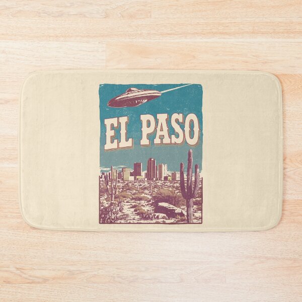 Item preview,  Retro El Paso UFO Desert Skyline  designed and sold by Mystikos Art.