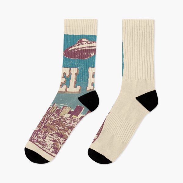 Item preview,  Retro El Paso UFO Desert Skyline  designed and sold by Mystikos Art.