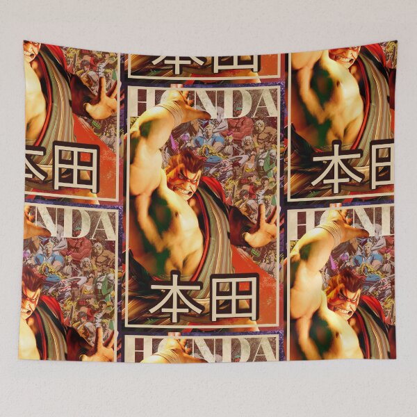 Item preview, E.Honda Arcade Retro Street Fighter Gaming Art designed and sold by Back2Collage.