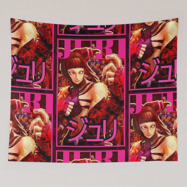 Item preview, Juri Arcade Retro Street Fighter Gaming Art designed and sold by Back2Collage.