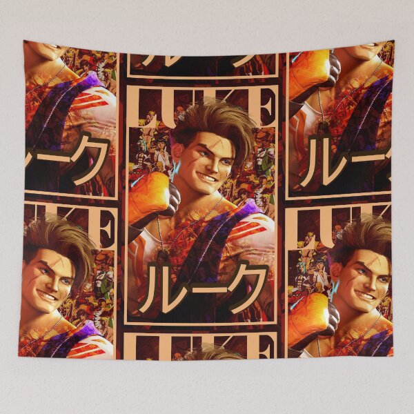 Item preview, Luke Arcade Retro Street Fighter Gaming Art designed and sold by Back2Collage.
