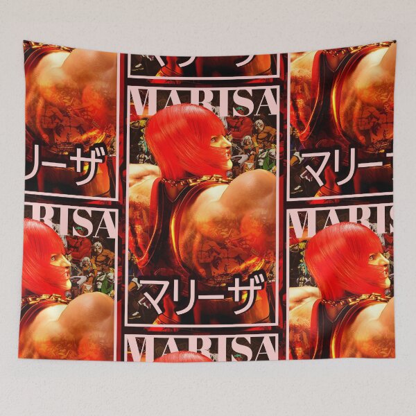 Item preview, Marisa Arcade Retro Street Fighter Gaming Art designed and sold by Back2Collage.