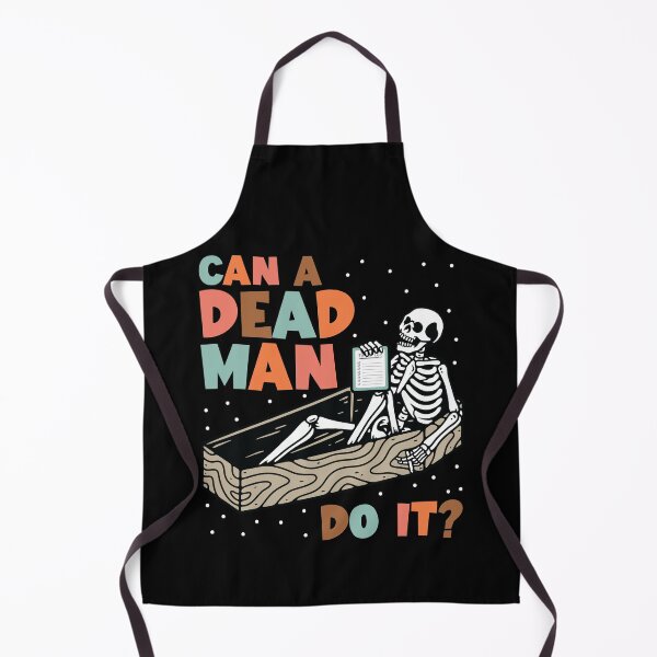 Item preview, Can A Dead Man Do It Retro Halloween Behavior Analyst ABA designed and sold by Dressed For Duty.