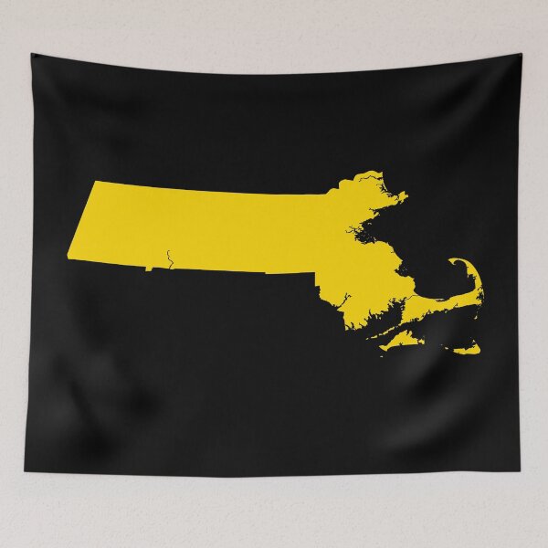 Item preview, Yellow Massachusetts Design designed and sold by PhilbonianDezin.