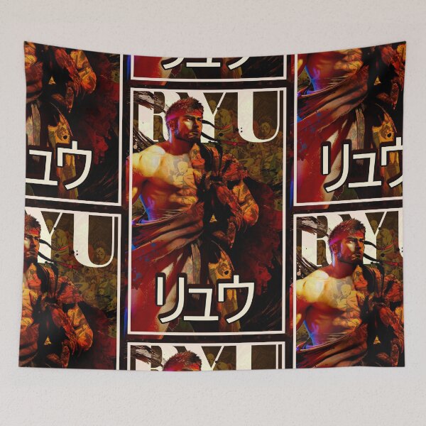 Item preview, Ryu Arcade Retro Street Fighter Gaming Art designed and sold by Back2Collage.