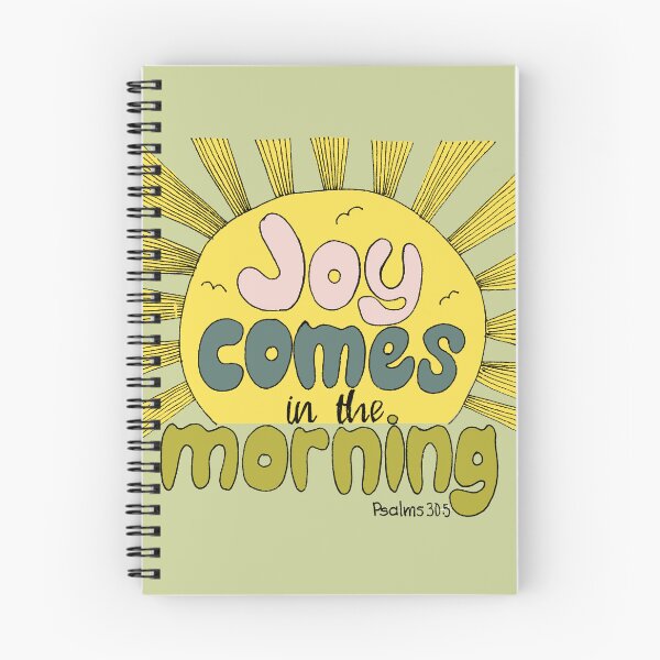 Artikelvorschau, Ermutigung Psalm 30,5 Freude Schriftillustration entworfen und verkauft von Jaana Day.