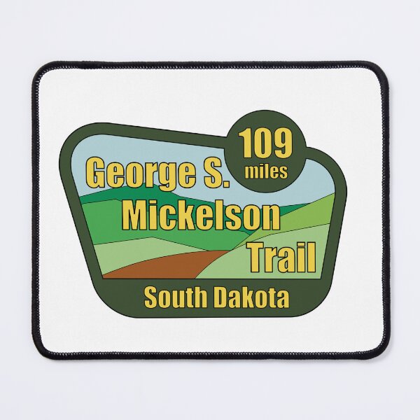 Item preview, George S Mickelson Trail (Sign) designed and sold by PurpleCowStudio.