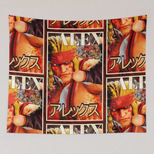 Item preview, Alex Arcade Retro Street Fighter Gaming Art designed and sold by Back2Collage.