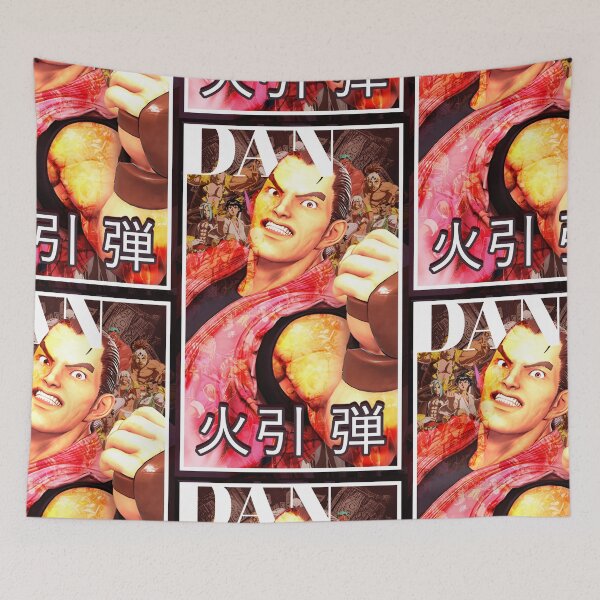 Item preview, Dan Arcade Retro Street Fighter Gaming Art designed and sold by Back2Collage.