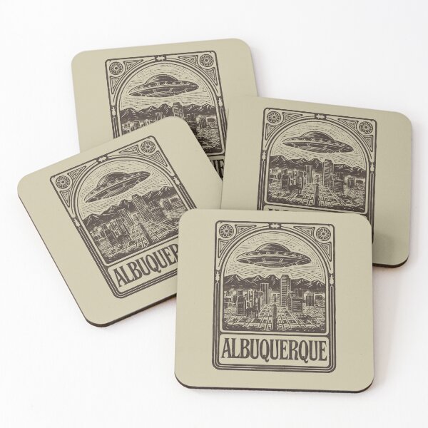 Item preview, Retro Albuquerque UFO designed and sold by Mystikos Art.