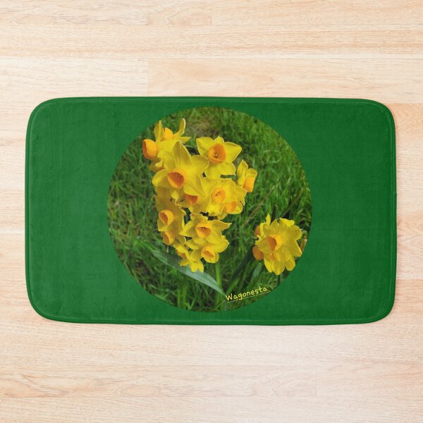 Item preview, Floral Daffodils in a Field of Green by Wagonesta  designed and sold by Wagonesta.