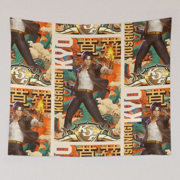 Item preview, Kyo Kusanagi Arcade Retro King of Fighters Gaming Art designed and sold by Back2Collage.