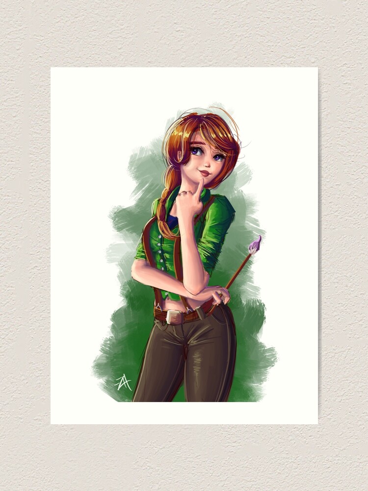 Leah Stardew Valley Art Print By Artworkbyjack Redbubble 6220