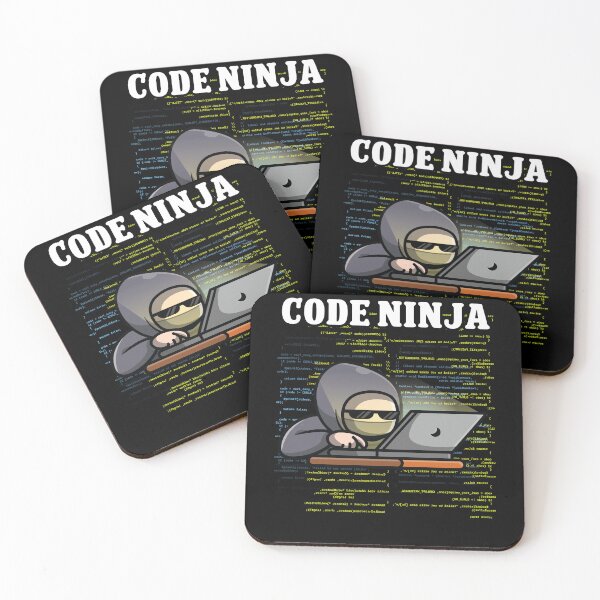 Item preview, Code Ninja Cool Computer Programmer Art Web Coding Geek designed and sold by Dressed For  Duty.
