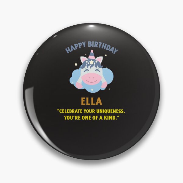 Item preview, Custom Birthday T-shirt for Ella with Motivation Quote designed and sold by CC Collection.
