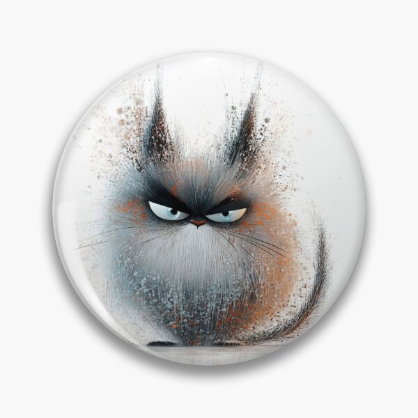 Item preview, "Furry Fury: The Grumpy Cat" designed and sold by bloorose.