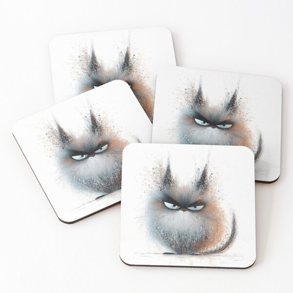Item preview, "Furry Fury: The Grumpy Cat" designed and sold by bloorose.