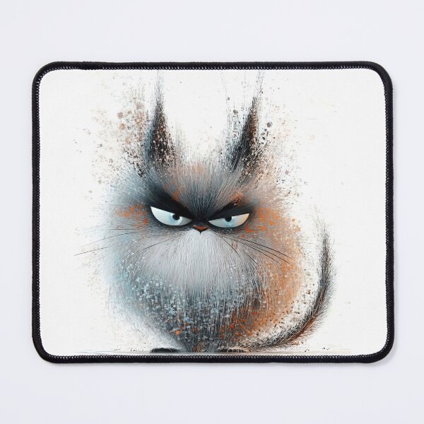 Item preview, "Furry Fury: The Grumpy Cat" designed and sold by bloorose.