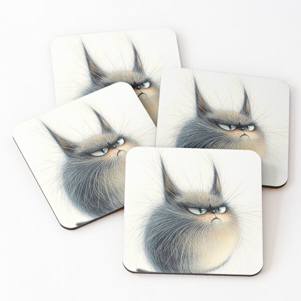 Item preview, "The Fluffy Grump" designed and sold by bloorose.