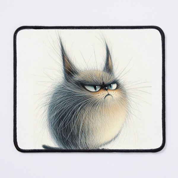 Item preview, "The Fluffy Grump" designed and sold by bloorose.