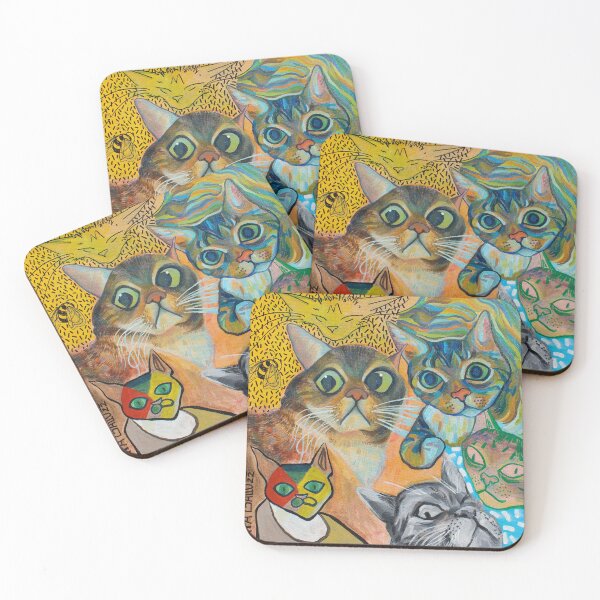 Item preview, Six cats in 6 art styles of all times designed and sold by NataGallo.