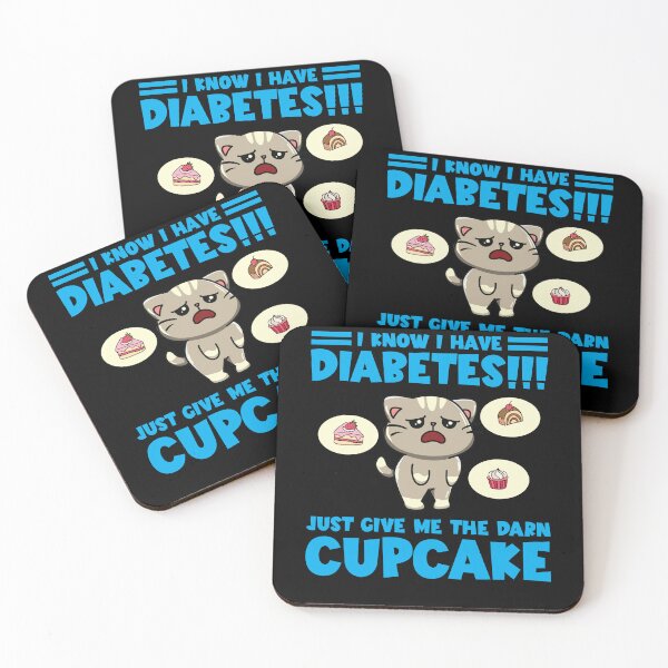 Item preview, I Know I Have Diabetes Just Give Me The Darn Cupcake designed and sold by Dressed For  Duty.