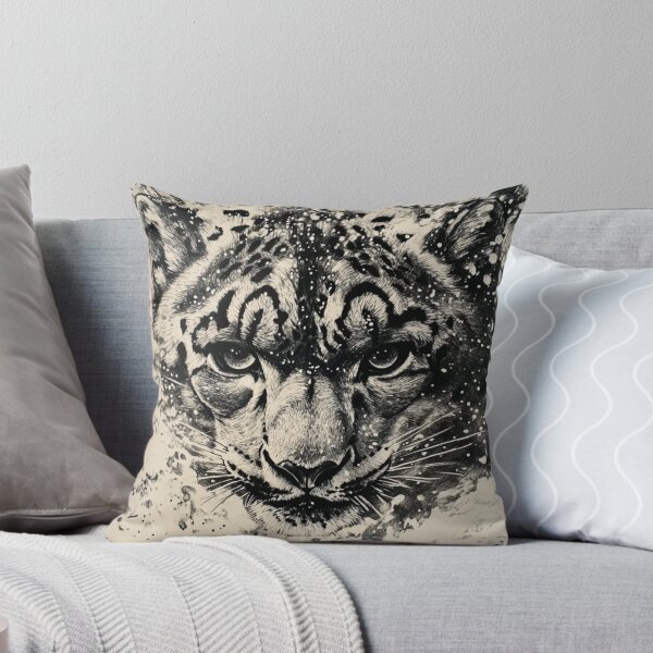 Item preview, Snow Leopard in Ink designed and sold by coreydemo.