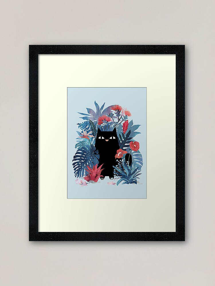 Alternative Ansicht von den Aloha-Geist genießen.
Dies ist die blaue Version.
Überprüfen Sie mein Portfolio für die tropische Version! Gerahmter Kunstdruck