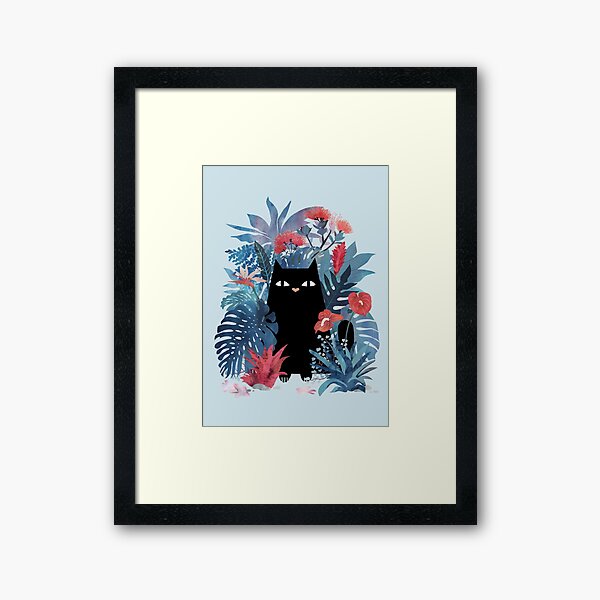 den Aloha-Geist genießen.
Dies ist die blaue Version.
Überprüfen Sie mein Portfolio für die tropische Version! Gerahmter Kunstdruck