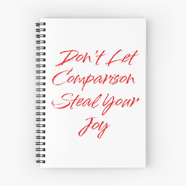 Item preview, Don't Let Comparison Steal Your Joy - Red Text designed and sold by FABOArt.