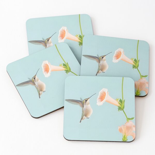 Item preview, Trumpet flower with hummingbird designed and sold by Lewis-mart.