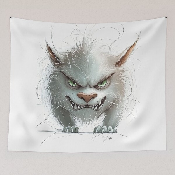 Item preview, "The Mysterious Furry Creature" designed and sold by bloorose.