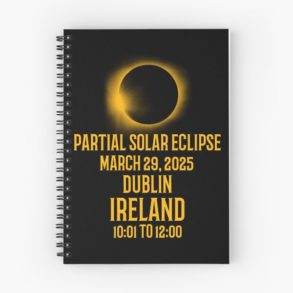 Item preview, Partial Solar Eclipse 29 March 2025 Dublin Ireland designed and sold by 87-Aesthetics.