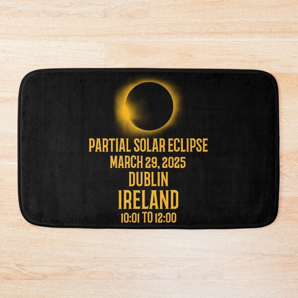Item preview, Partial Solar Eclipse 29 March 2025 Dublin Ireland designed and sold by 87-Aesthetics.