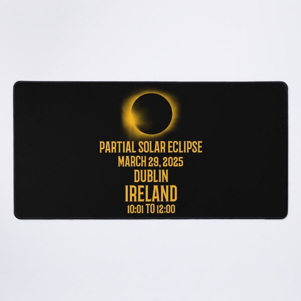 Item preview, Partial Solar Eclipse 29 March 2025 Dublin Ireland designed and sold by 87-Aesthetics.