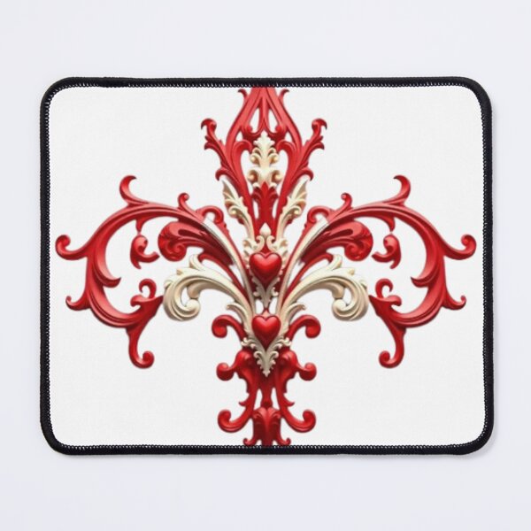 Item preview, Valentines Day Fleur De Lis designed and sold by trailsitravel.