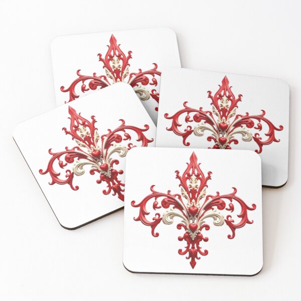 Item preview, Valentines Day Fleur De Lis designed and sold by trailsitravel.