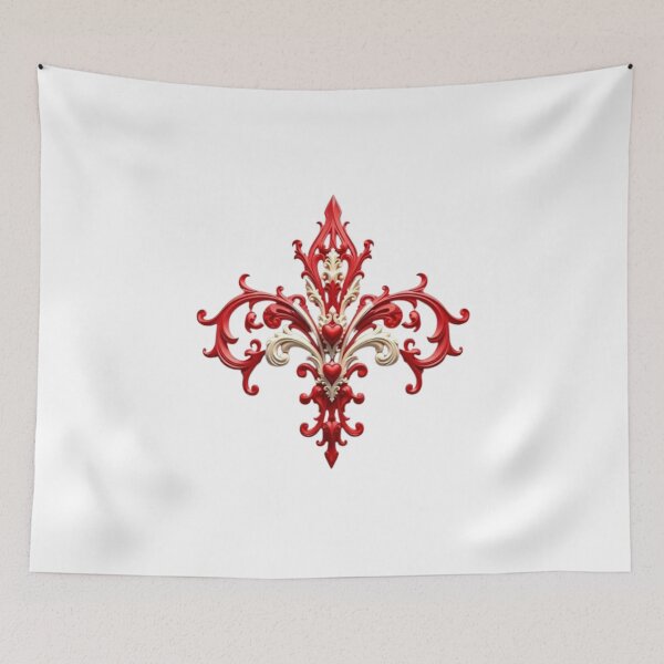 Item preview, Valentines Day Fleur De Lis designed and sold by trailsitravel.