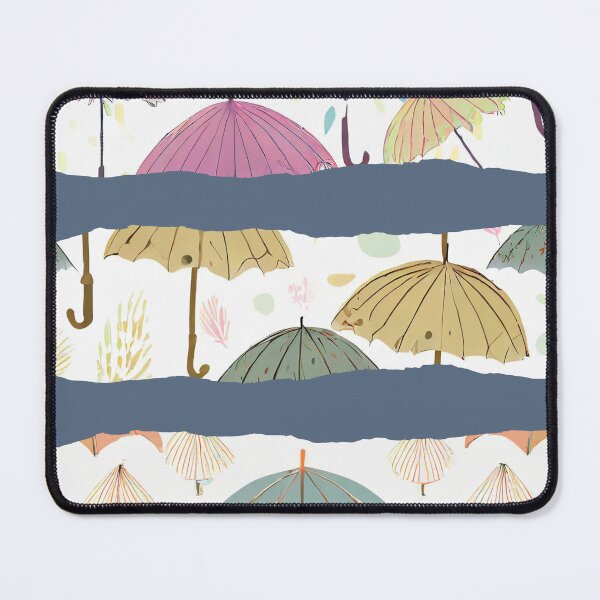 Item preview, Darling Umbrella Pattern Junk Journal Stickers designed and sold by So.Lightly Living.