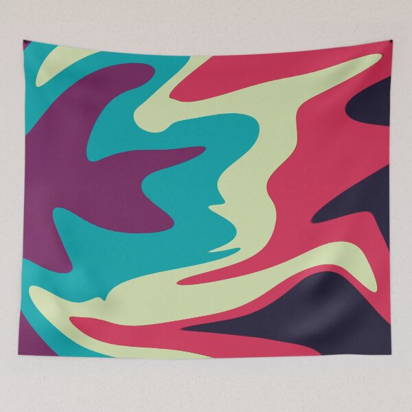 Item preview, Psychedelic Pattern 80s 90s Y2K Retro designed and sold by Skull Fern.