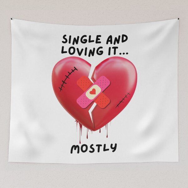 Item preview, Single and Loving It...Mostly designed and sold by QuirkyChicArts.
